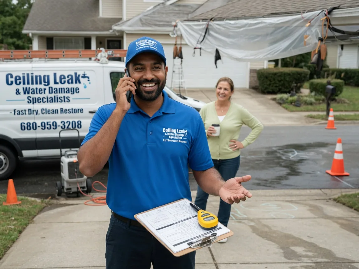 Ceiling Leak Cleanup New Cumberland, WV FAQs